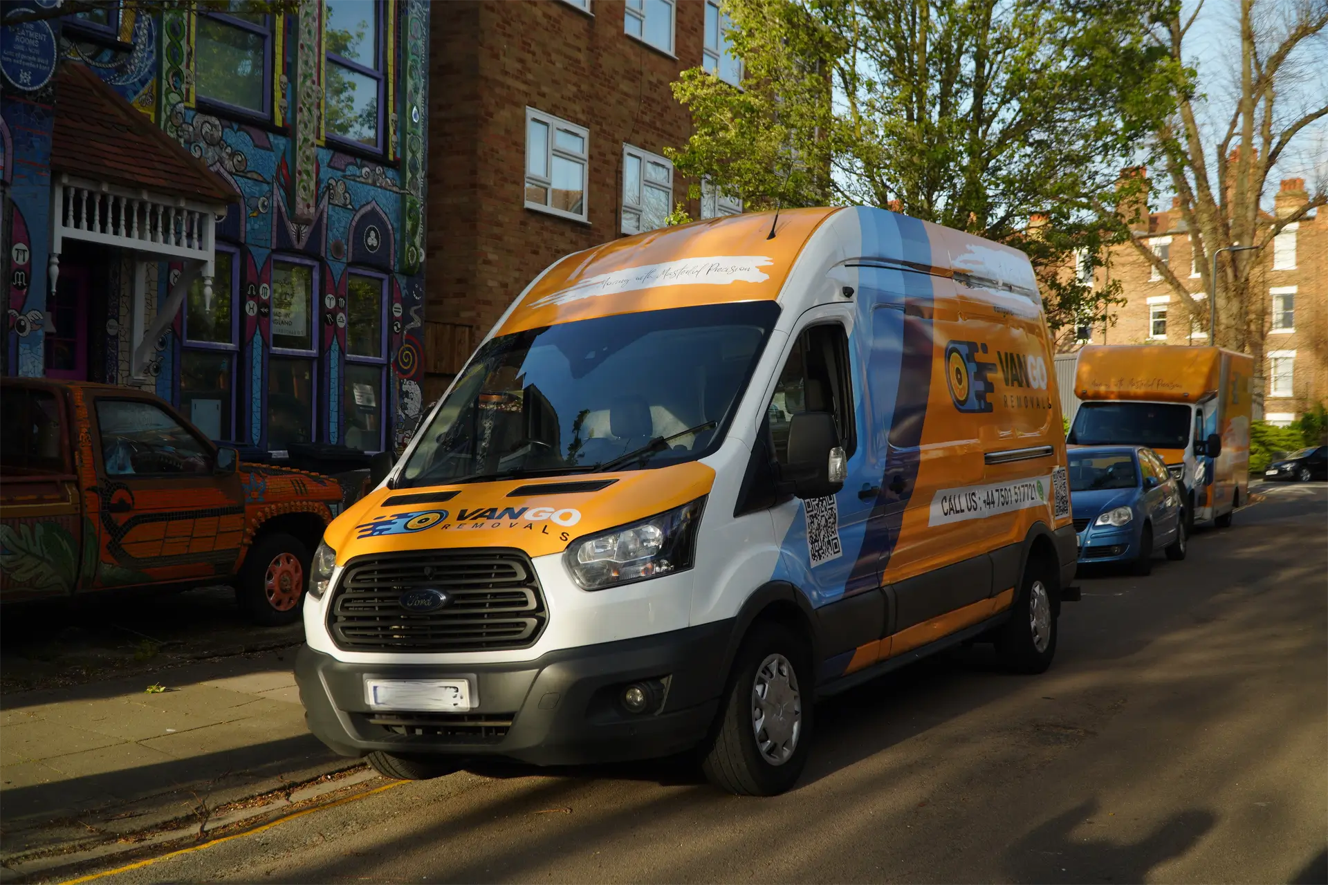 VanGo Removals van in Chiswick W4 — call, email or WhatsApp to book a London move